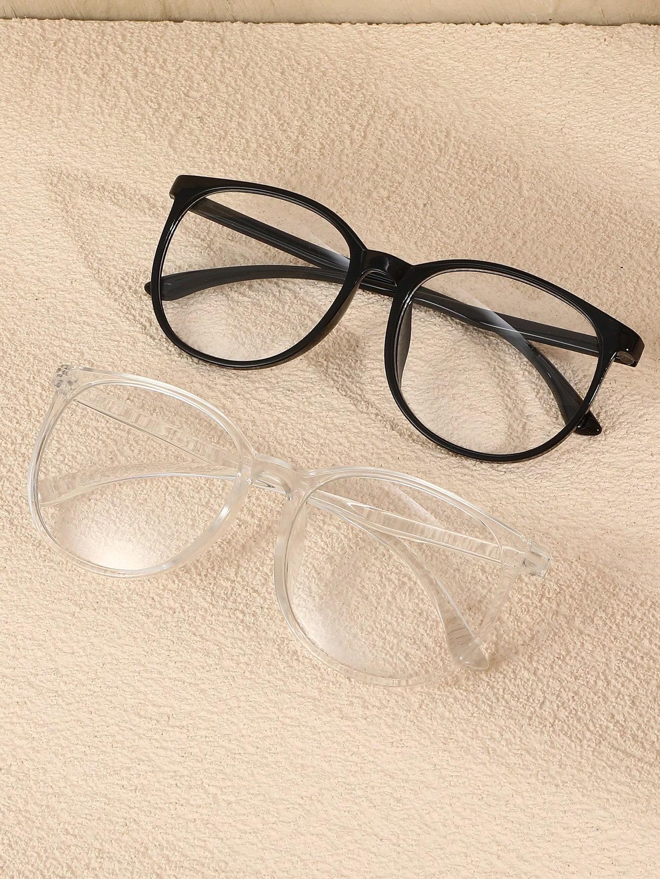 

2/4 шт. модные женские прозрачные очки Pentos в пластиковой оправе для мужчин, повседневные очки для фотосъемки, аксессуары для одежды.