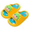 Coole Jungen-Hausschuhe mit Dämpfung, Kinder-Sommer-Cartoon-Dinosaurier, rutschfest, für drinnen, zu Hause, zum Baden, Eltern-Kind-Baby-Hausschuhe
