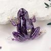 1 pezzo Colla di Cristallo per Creare Rana di Cristallo Artigianato Rana di Cristallo Decorazione d'Interni Regalo di Cristallo