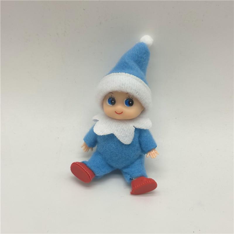 Christmas Mini Baby Elf Dolls Todder Elves Shining Kindness Craft Toddler Doll Toy Shelf Decoration Tiny Gift For Girls Kids