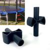 12Pcs Trampoline Enclosure Poles Gaps Spacers Crosses Shaped Safety Spacers for Trampoline Enclosure Post Connection