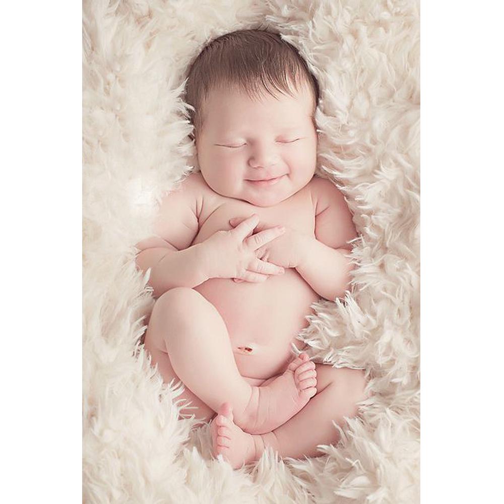 5D DIY Diamond New Baby Embroidery Portrait Full Set of Round Mosaic Home Decoration Gifts