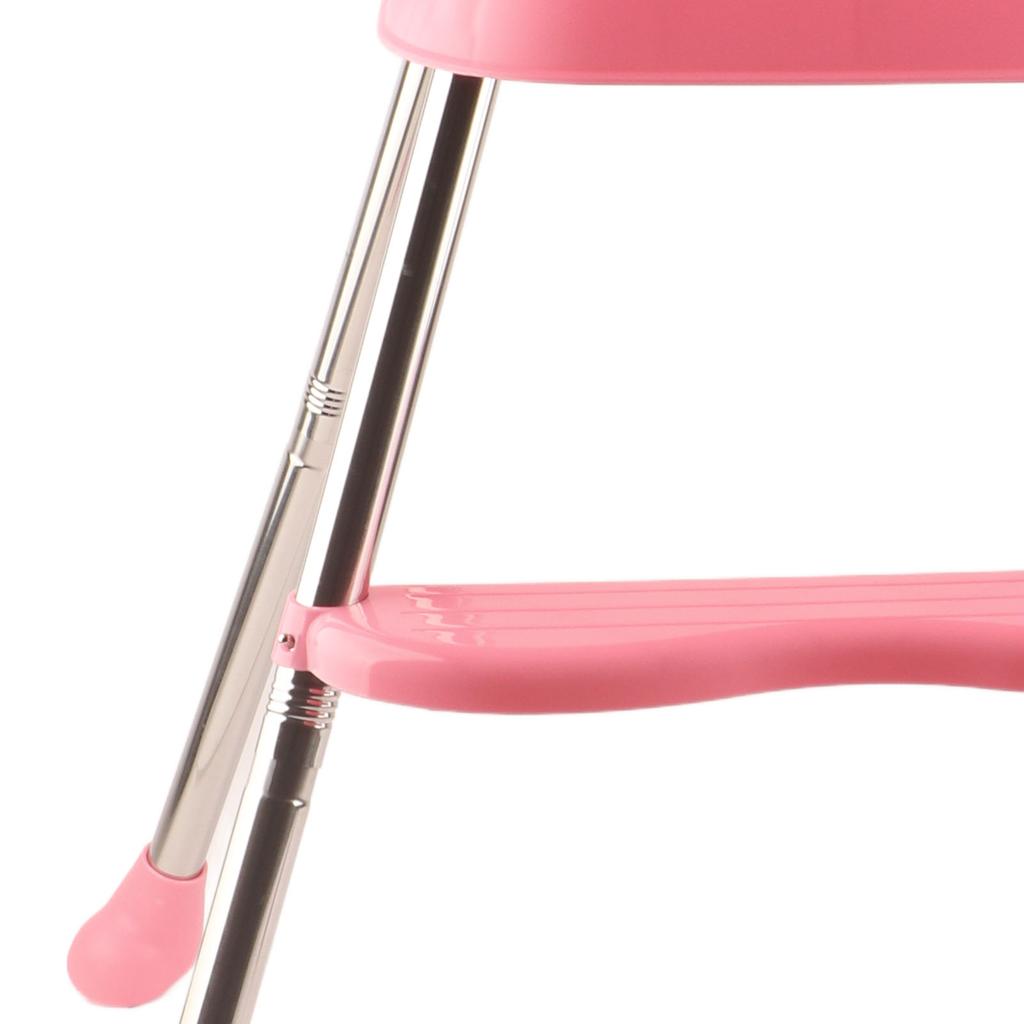 Scaun înalt pentru bebeluși, scaun portabil simplu, pliabil, roz