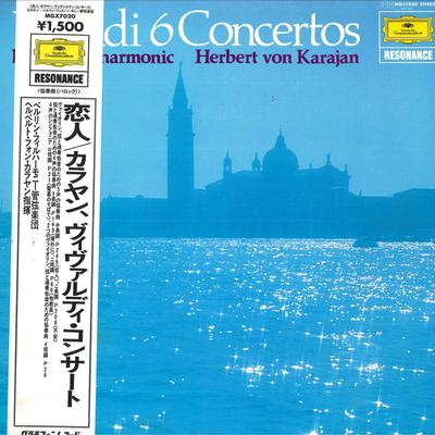 LP Record HERBERT VON KARAJAN BERLINER PHILH  Lamoroso Vivaldi 6 Concertos MGX7020 DEUTSCHE GRAMM Japan Obi Classical Used