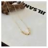 S925 Sterling Silver Gold Square Necklace: Minimalist Sugar Cube Clavicle Chain for Women, Light Luxury Design for Spring/Summer