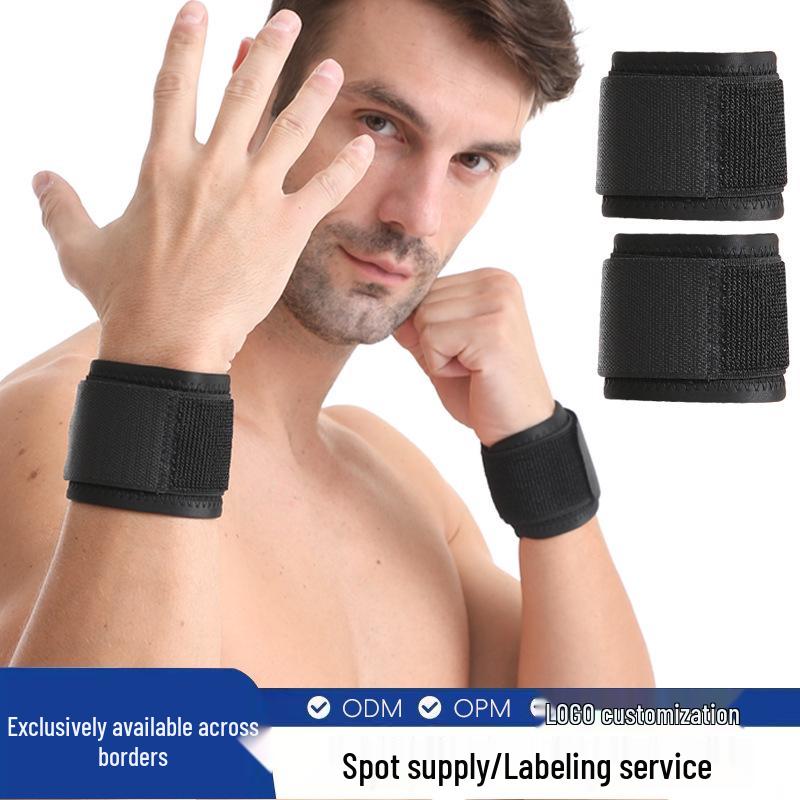 

Cross-Border Sports Wrist Support for Tenosynovitis - Anti-Sprain Hand Sleeve for Badminton, Basketball, Tennis - Protective Gear Bandage Dual Pressure Wrist Strap