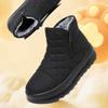 Women's Winter New Thick Sole High Top Snow Boots Round Toe Waterproof Thickened Plush Warm Soft Sole Light Ankle Cotton Boots