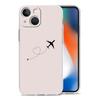 Phone Case For iPhone 17 Air Cases iPhone 16 15 12 13 14 Pro Max SE 7 8 Plus iPhone11 Clear Soft Cover Airplane Pattern