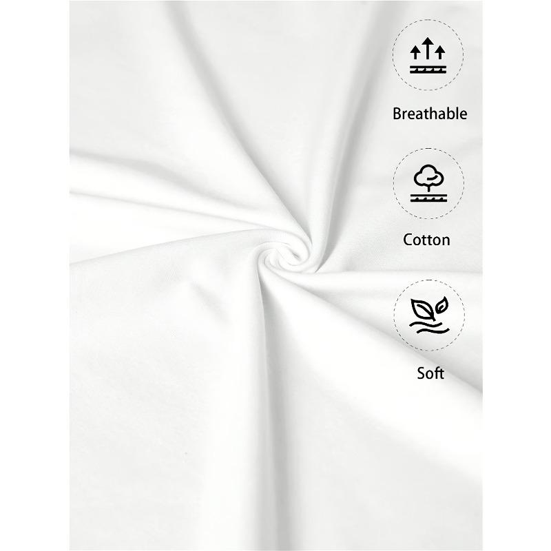 European Size Boy and Girl Fashion Short Sleeved Shirts with Letter Prints Breathable and Soft Comfortable Round Neck