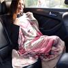 1pc Swan Printing Lightweight Flannel Blanket, Comfortable and Warm Blanket, for Camping Sofa Bed and Couch Office, Suitable for Gift Blanket