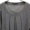 theory made in Japan Short sleeve stretch one piece 2 gray Women Used