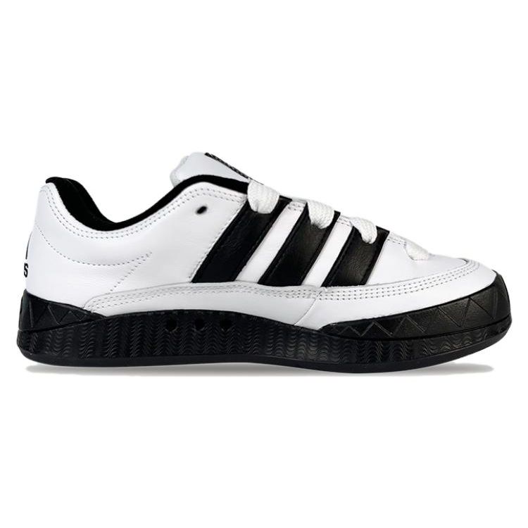 Atmos X Adidas Adimatic White Black Unisex Sneakers Footwear-White Core-Black ID7717