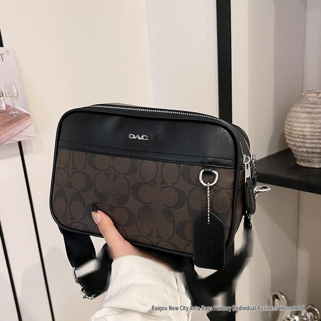 Trendige Damen Umhängetasche mit breitem Riemen - Vielseitiges und strukturiertes Design für Frauen