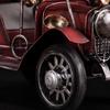 Retro Car Collectible Shiny Classic Open-Front Miniature Automobile Elegant