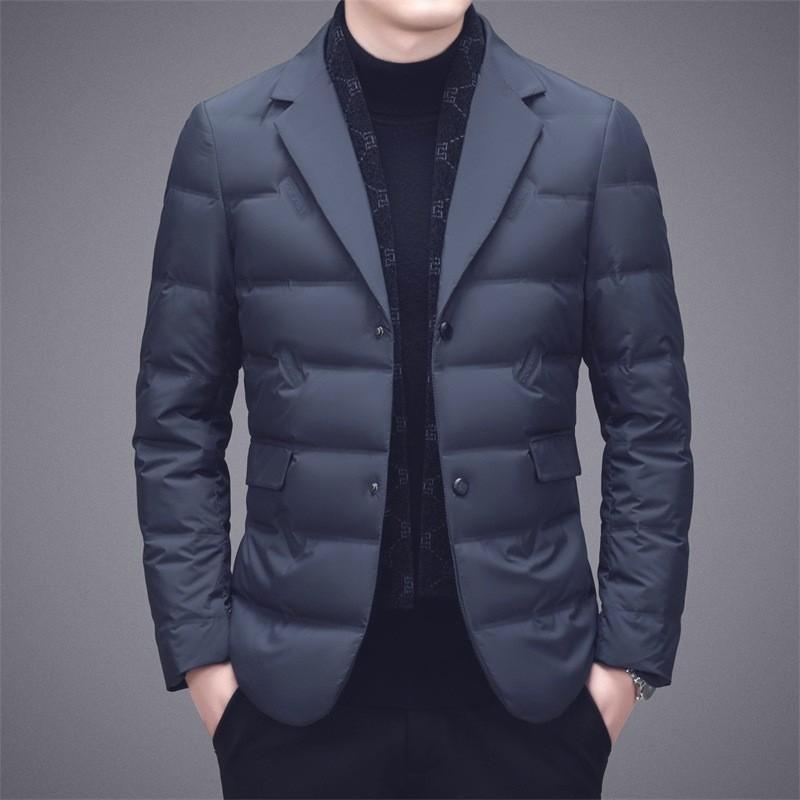 Mens Winter White Duck Down Puffer