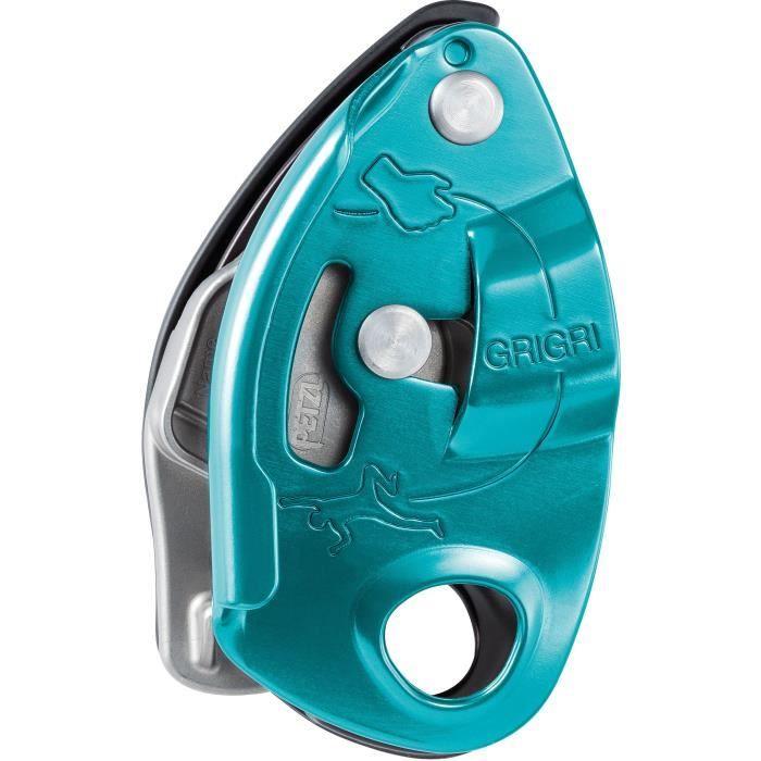 Assureur Grigri - PETZL - Bleu - Freinage Assisté - Corde De 8,5 À 11 Mm - Escalade
