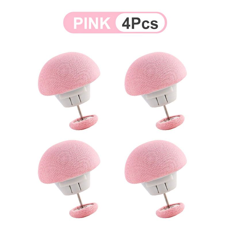4-20pc Mushroom BedSheet Quilt Clip Anti-Slip Bedding Fasteners Reusable Duvet Cover Blanket Fix Buckle One Button Unlock
