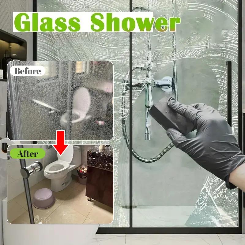 Bathtub Glass Refinishing Paste - Effective Product for Hard Water Spots On Shower Doors, Tiles, and Stainless Steel - Suitable
