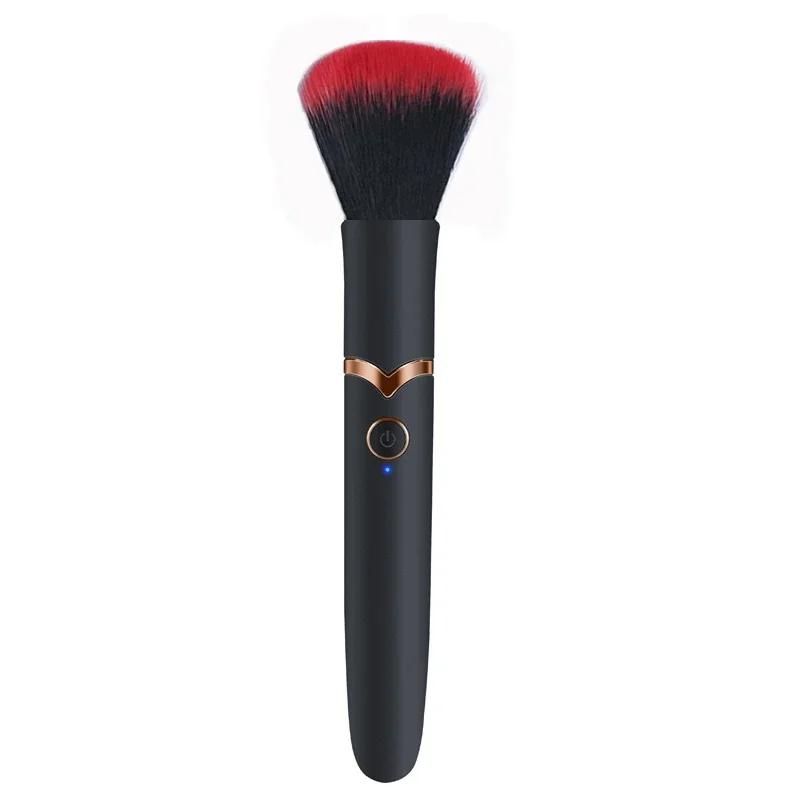 Makeup Brush Bullet Vibrator Dildo Strong Shock Orgasm G-Spot Nipple Clitoral Stimulator Massage AV Wand Female Sex Toys