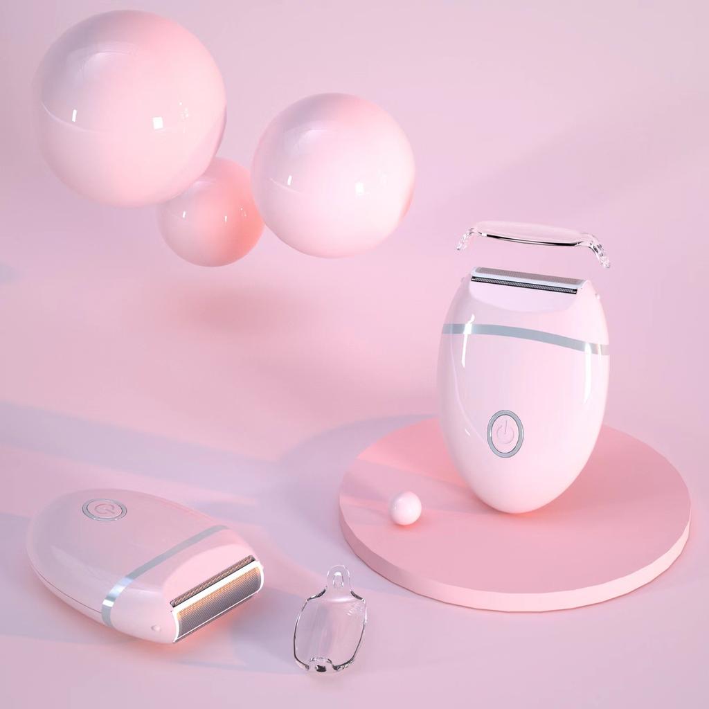 Valentine's Day Gift Women's Electric Painless Female Shaver Limb Underarm Full Body Hair Remover Waterproof Battery