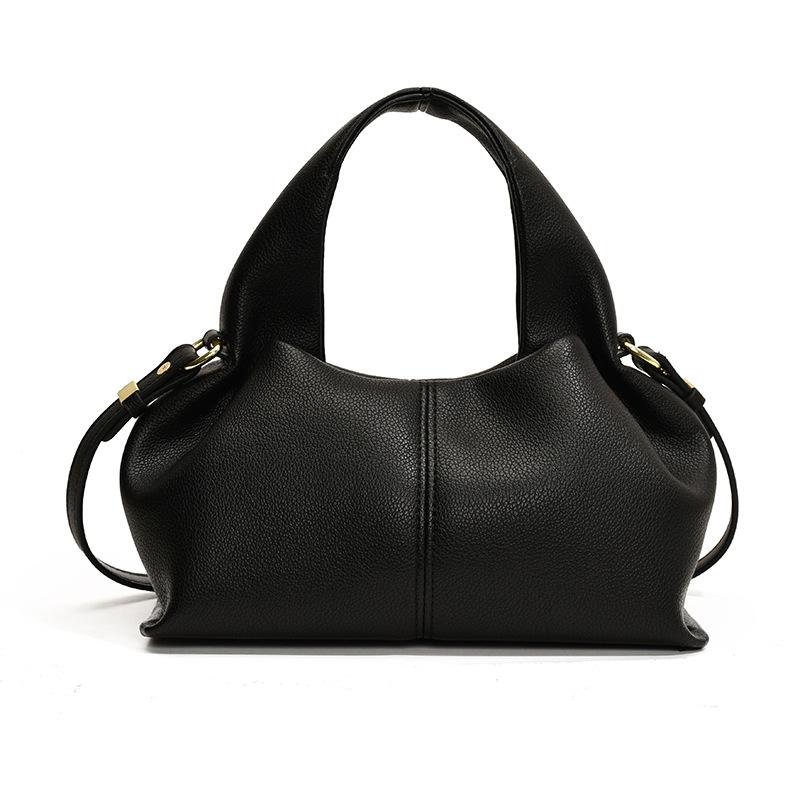 

Ladies Cloud Dumpling Bag 2026 New Popular Portable Lunch Box Bag French Textured Shoulder Crossbody Women s Bag чёрный