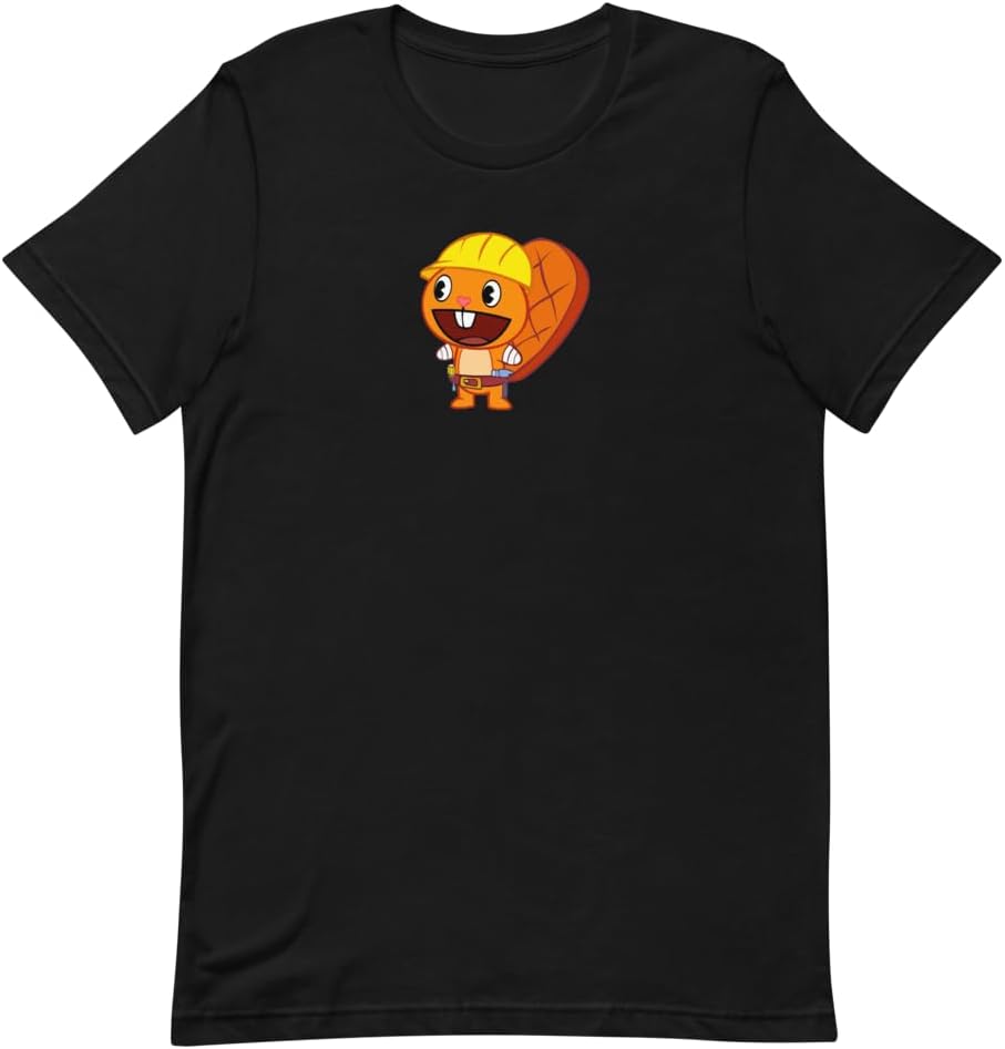 Happy Tree Friends HTF Handy Unisex Men T Shirt Black XL чёрный