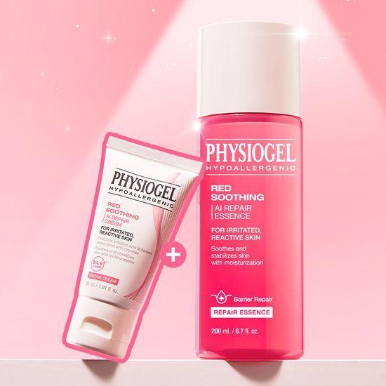 Physiogel Red Soothing AI Repair Essence 200ml Promotion (+ Repair Cream 30ml)