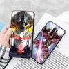 Black Case for Xiaomi Redmi 13C Note 9 iPhone XR 7 8 14 15 11 12 13 X XS Pro Max Samsung A25 S23 S24 FE Ultra Plus Gundam