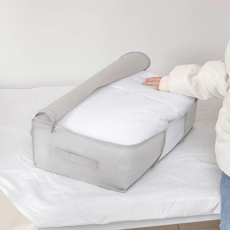 Large Moisture-Proof Quilt & Clothing Storage Bag - Heavy-Duty, Ideal for Moving & Organizing