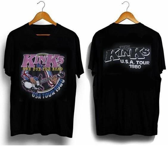 The Kinks USA Tour 1980 Merch rock band shirt M
