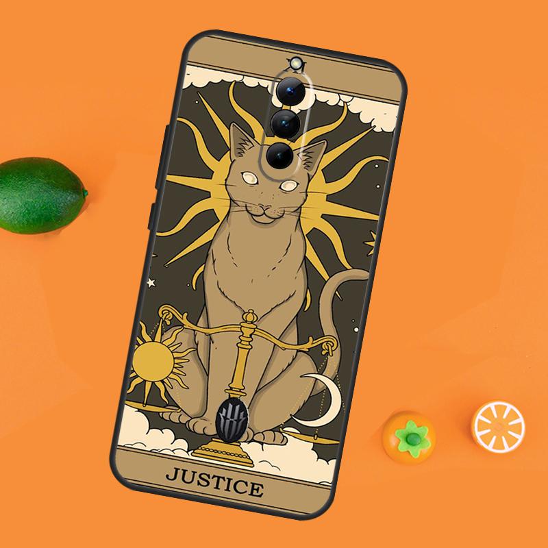 Katzen Tarot Hexerei Hülle Für ZTE Nubia Red Magic 10 Air 6S 7S 6 7 Pro RedMagic 11 10 9 8 8S 9S 10S Pro Plus Cover