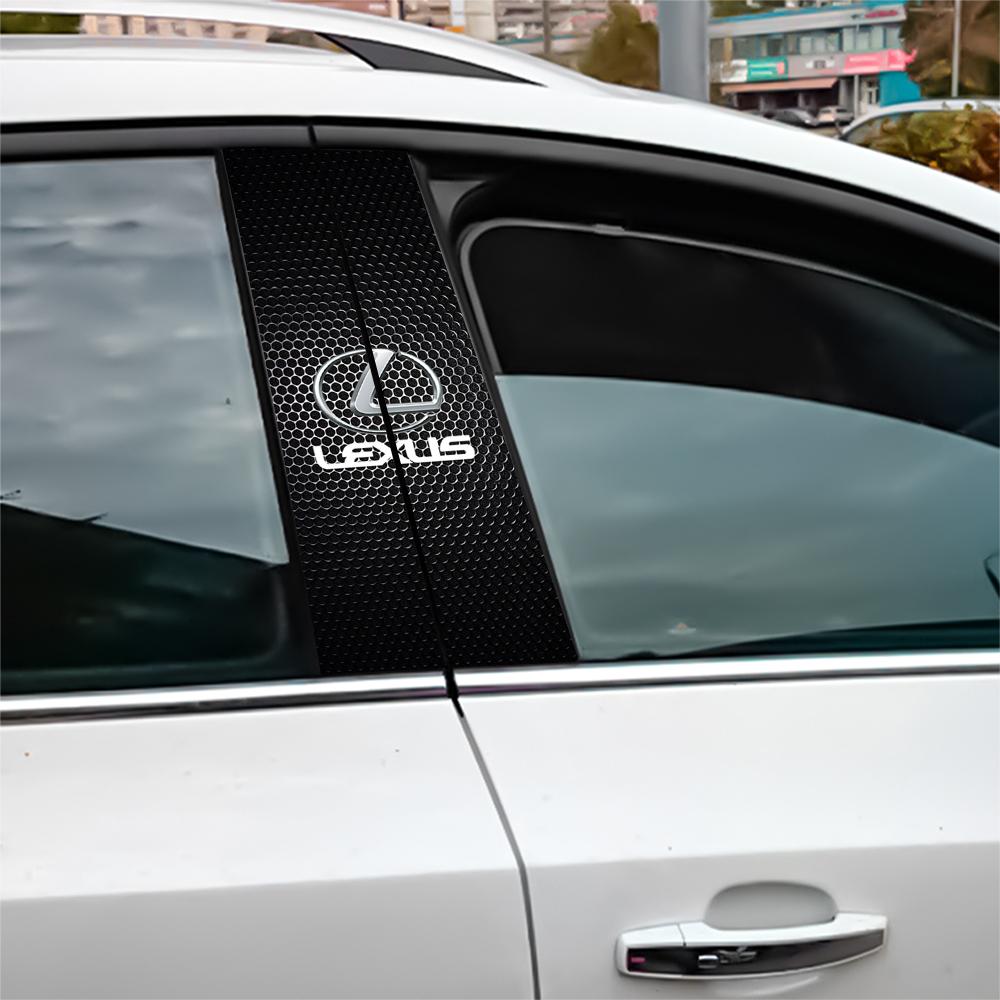 Dekorativní ochranné nálepky proti poškrábání středního sloupku auta pro Lexus ES RX NX LS UX LM LX GX LC RZ IS CT GS RC HS SC TX LBX