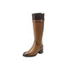 Marseille Season Autumn And Winter Nomadic Thin Knight Boots Tall Thin Boots But Knee Boots Women