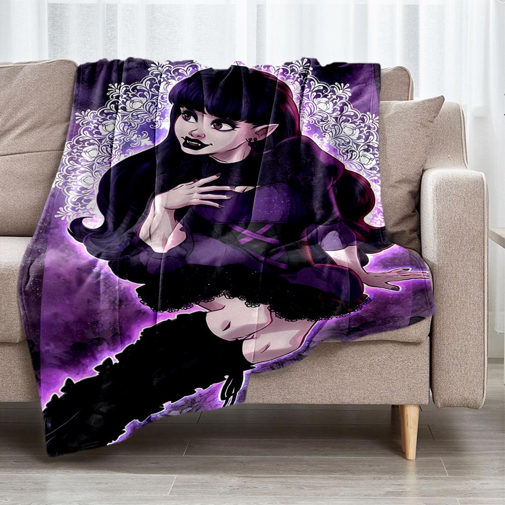 Monster High Theme Printed Blanket - Perfect for Couch, Bed, Travel & Outdoor Use | Machine Washable, Cozy & Durable.