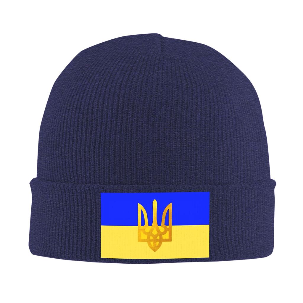 Ukraine Flag Bonnet Hats Beanie Hats Winter Printed Knit Hat Cool Unisex Women Unisex Outdoor Elastic Cap