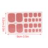 1 Set Color Street Nail Strips Toe Nails Files Glittery Self-Adhesive Waterproof Universal Salon Supplies DIY Manicure Kit
