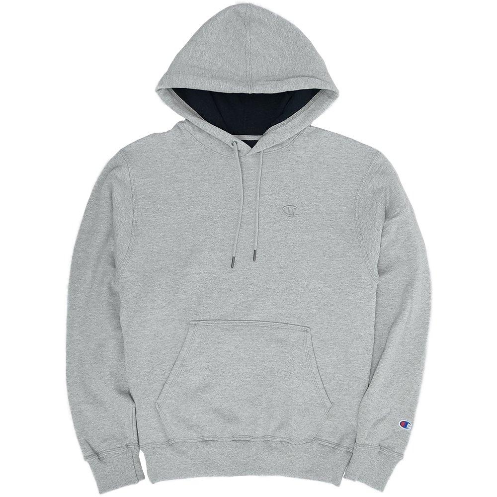 Champion Powerblend Pullover Sweat Powerblend Fleece Pullover S0889 Oxford Hoodie, Hoodie, (XL, Gray) [Used]