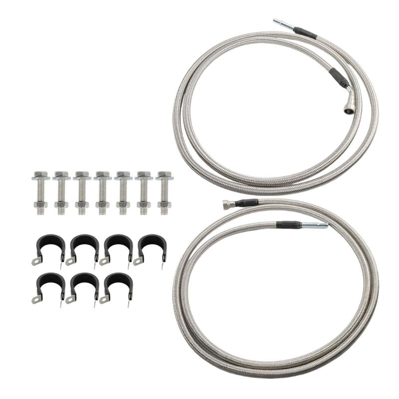 Stainless Steel Flexible Braided Quick Fix Fuel Line Kit For 1500 DIY Automotive Repair 15946187 QFF0004SS 819-875