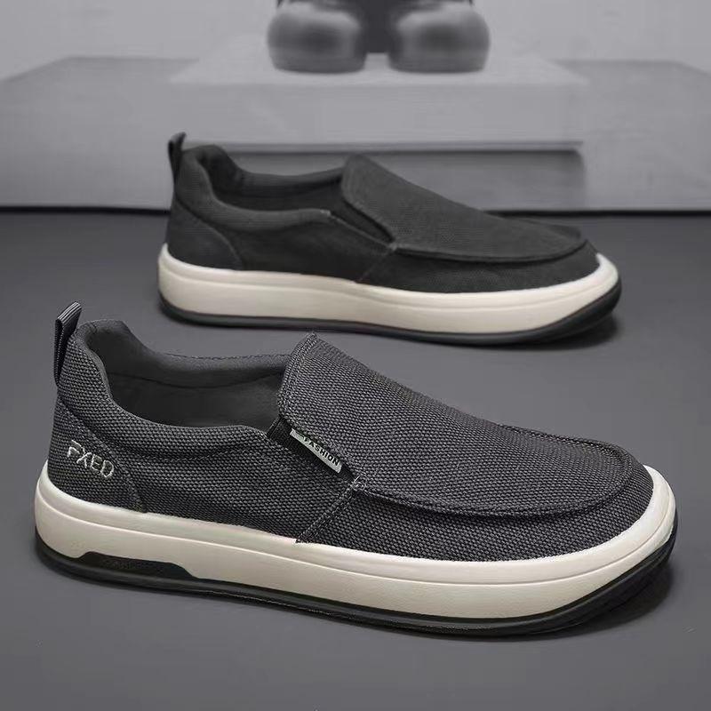 Fashion Men's Casual Shoes Breathable Canvas Shoes Comfort Sneakers for Men Designer Loafers Light Slip-on Driving Shoes Zapatos Hombre