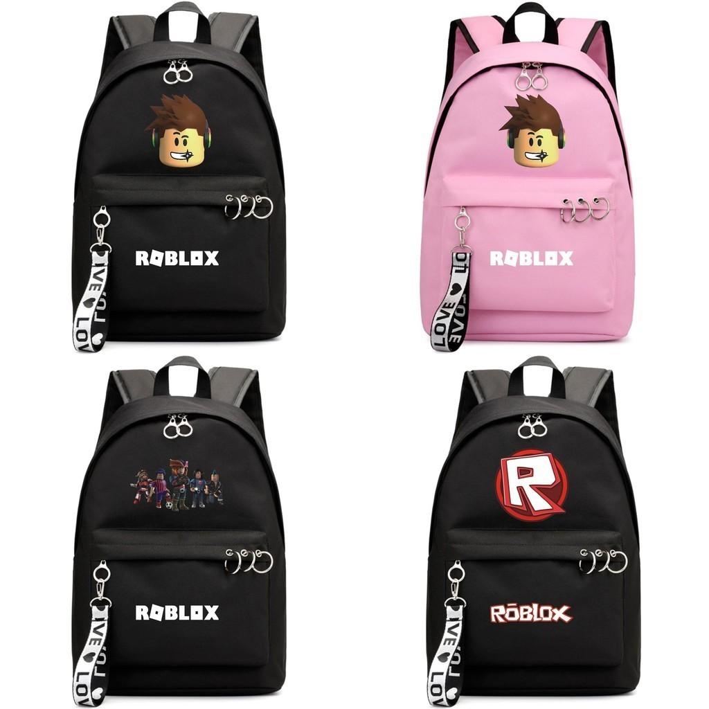 Fashionable Roblox Backpack For Students With Firm Canvas Cloth And Smooth Zipper