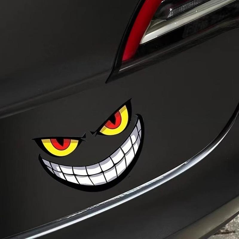 Demon Waterproof Vinyl Decal, Universal Sticker for Motorcycle Fuel Tank Helmet Scooter Decor