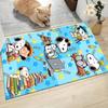 Snoopy'S Adventures Space Carpet Rug Soft Washable Anti Slip Home Living Room Sofa Mats Personalized Christmas Rug