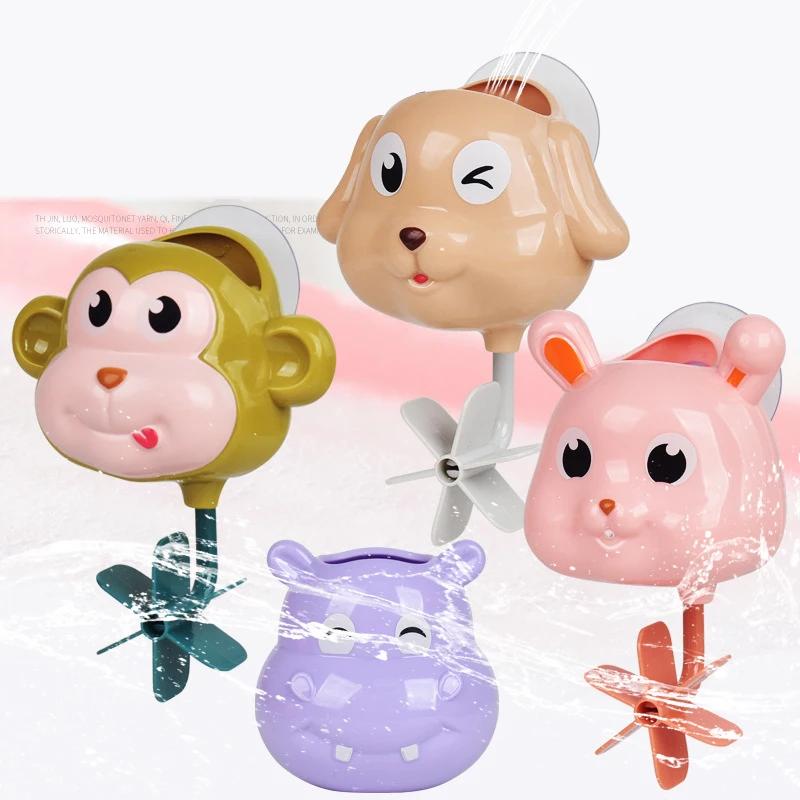 Giochi da Bagno a Ruota Idraulica Spruzzano Acqua Dinosauro Nave a Vapore Animale per Bambini Piccoli Gioco per la Doccia Irrigatore da Bagno Giochi da Bagno