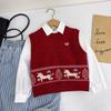 2025 Autumn/Winter Year of the Horse Fair Isle Children's Sweater Vest