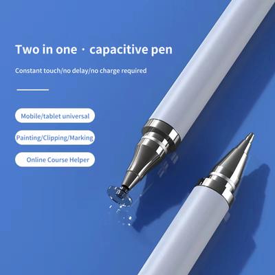 Capacitive Pen Dual Positioning High Sensitivity Heads Precise Multi-function Conductive Smooth Writing Portable