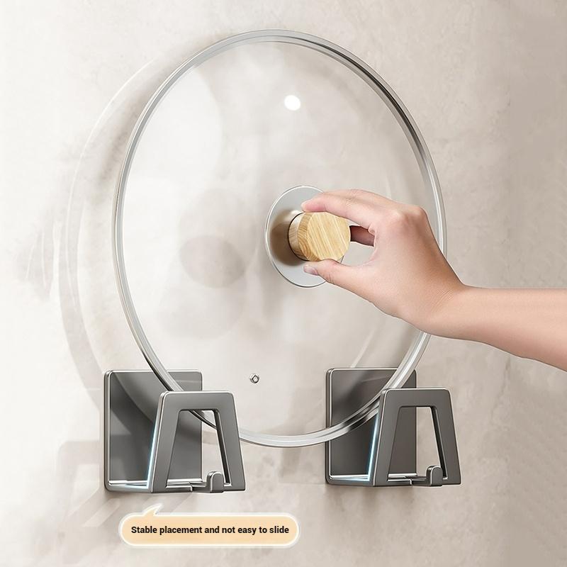No Punching Cutting Board Rack Multifunctional Pot Lid Holder Cooking Organiser Kitchen Tool Storage Rack Drain Drying Shelf