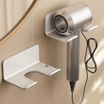 Hair Dryer & Razor Storage Rack - Punch-Free Bathroom Organizer