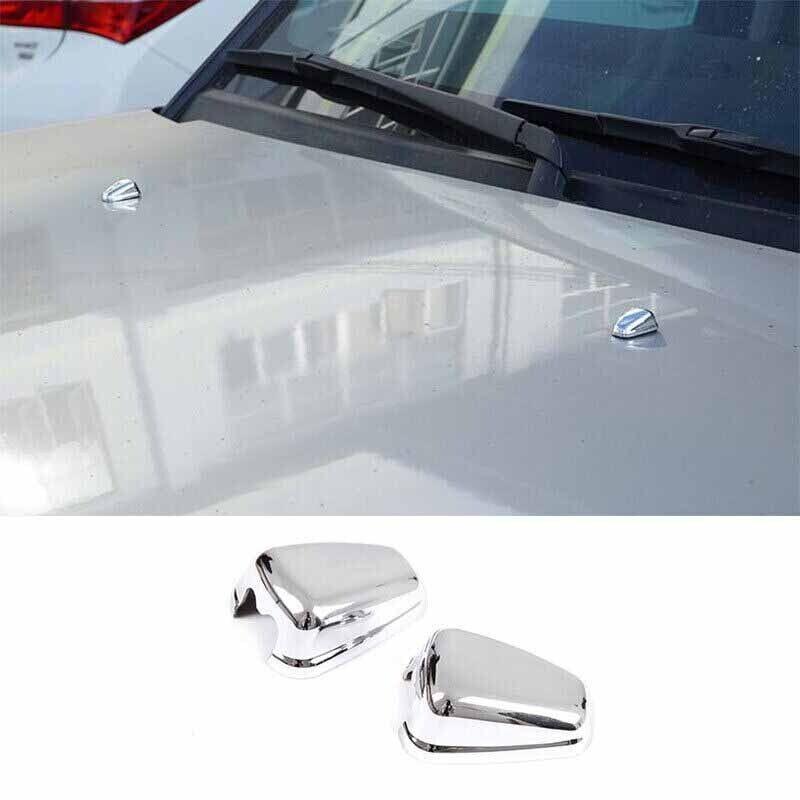 Trim 2004-2016 For Land Rover Discovery 3 4 Chrome Machine Cover Wiper Nozzle