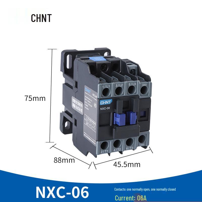 Zhengtai NXC AC Contactor 220V Single-Phase / 380V Three-Phase Normally Open/Closed CJX2-1210 1810