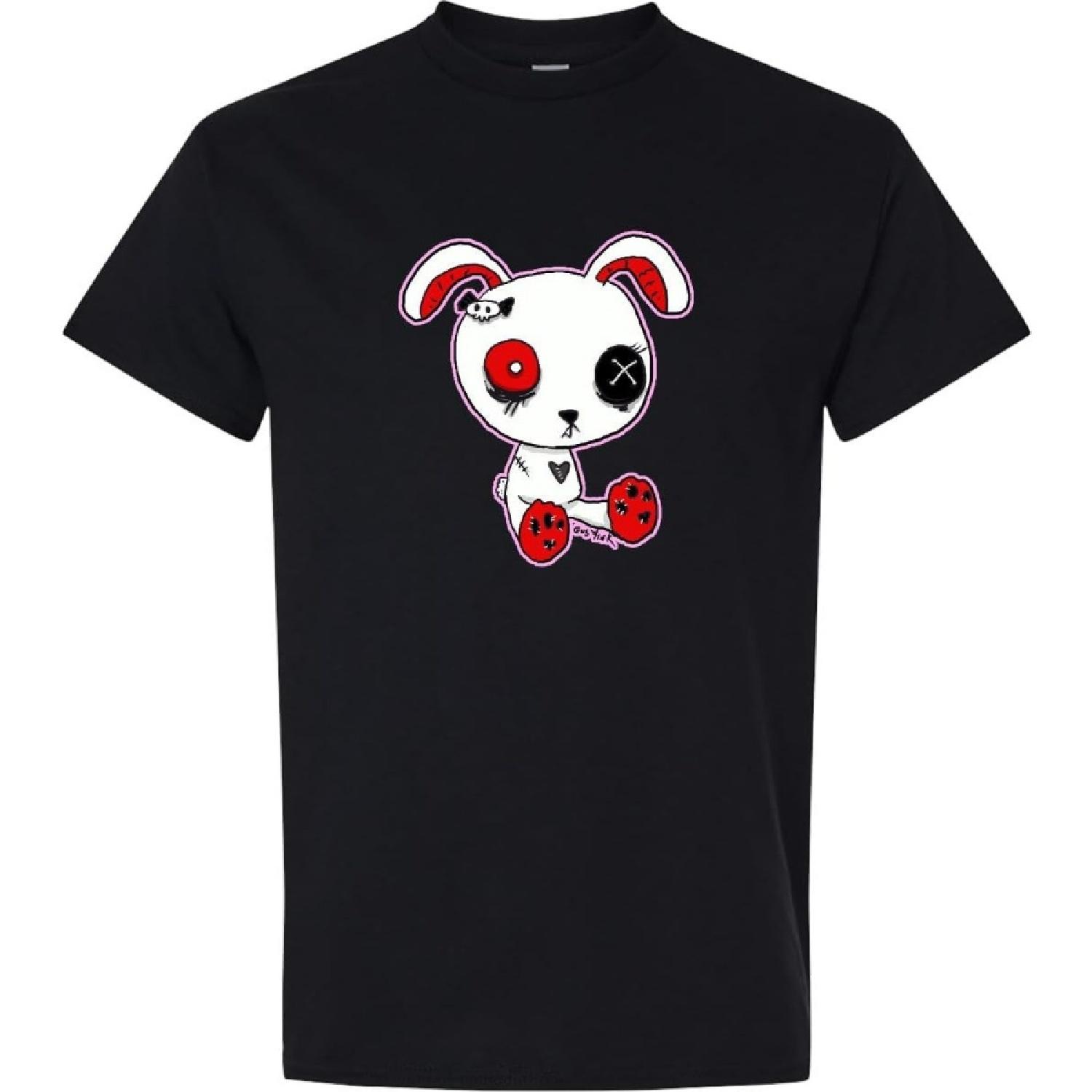 inktastic Goth Bunny T-Shirt - Gus Fink Studios S